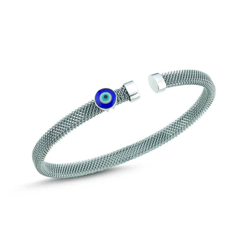 Altın Göz Tasarım Yassı Çelik Bileklik